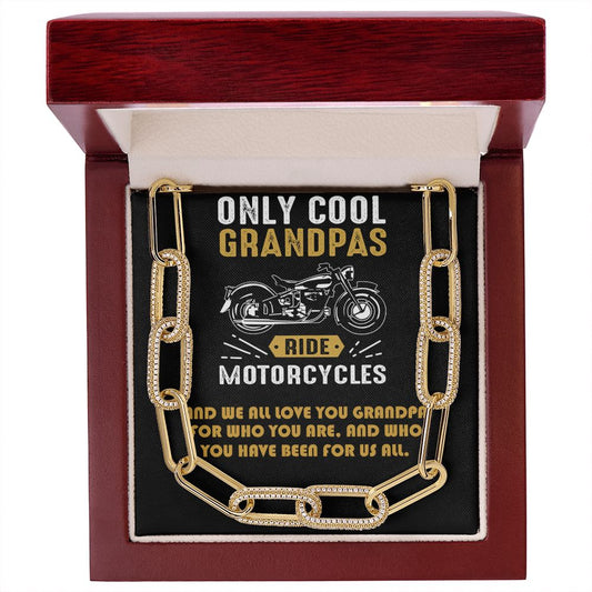 Forever Linked Necklace, Grandpa, Grandfather, Gramps, Grancha