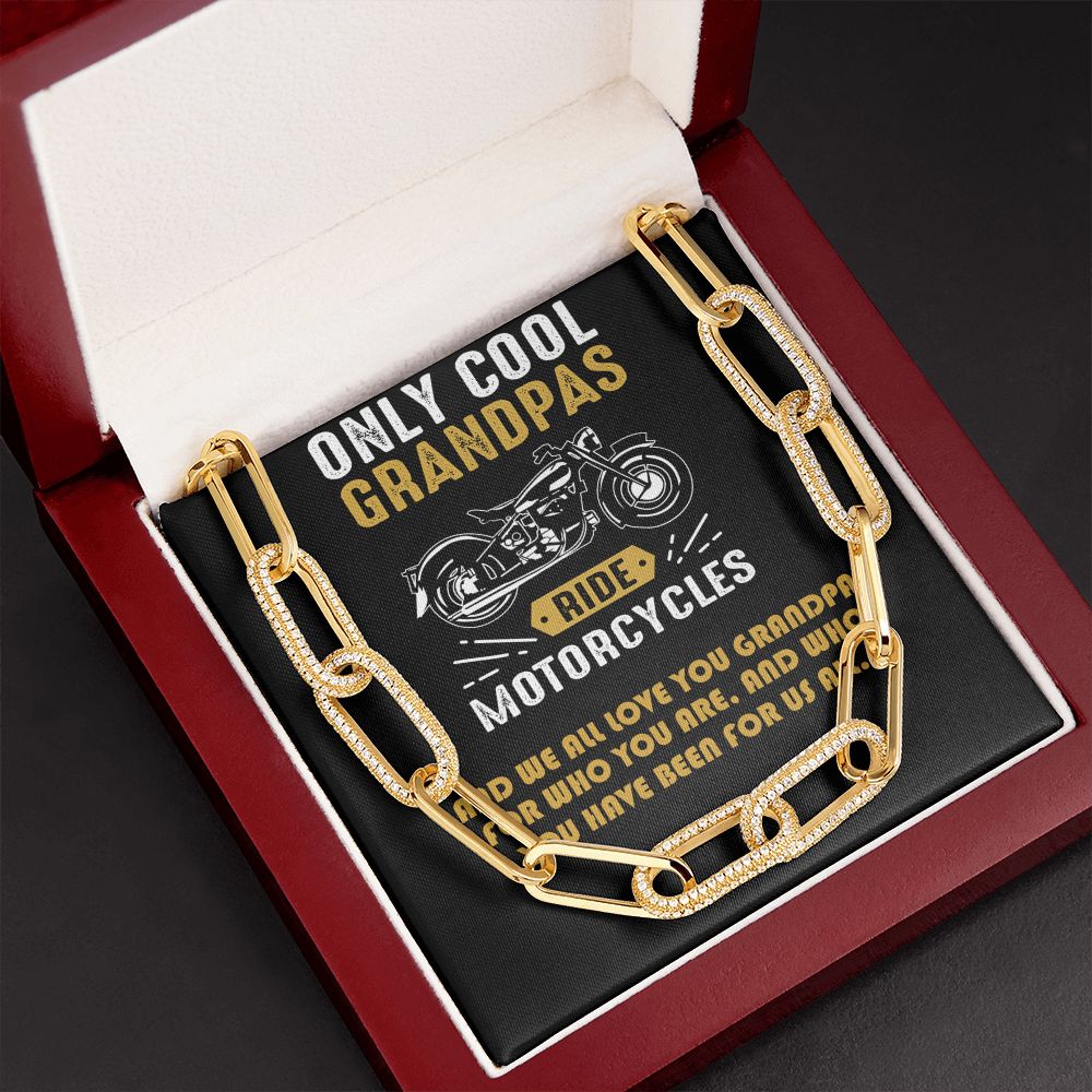 Forever Linked Necklace, Grandpa, Grandfather, Gramps, Grancha