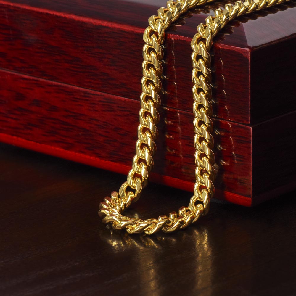 Cuban Linked Chain, Jewelry, Gift, Memorial Day,