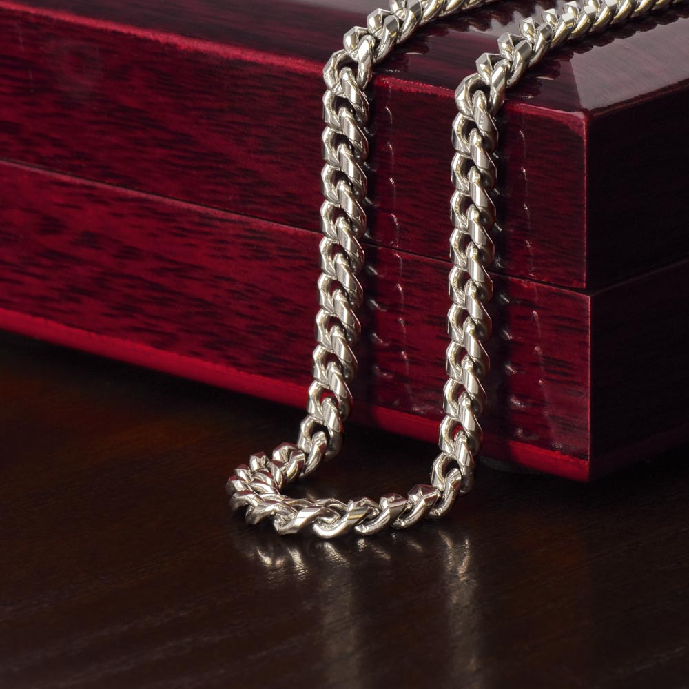 Cuban Linked Chain, Jewelry, Gift, Grandfather, Birthday