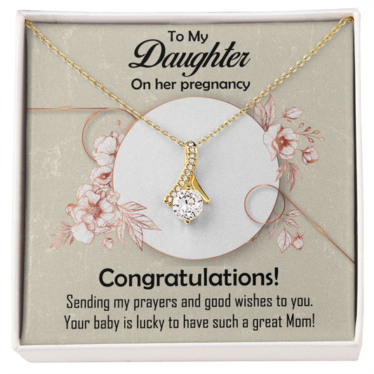Alluring Beauty Necklace, Jewelry Gift, Daughter, Pregnancy, Congratulations - YERTIZZ.COM