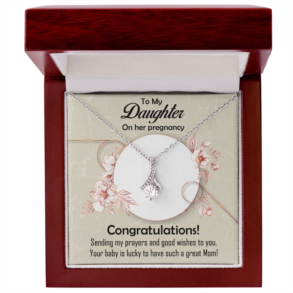 Alluring Beauty Necklace, Jewelry Gift, Daughter, Pregnancy, Congratulations - YERTIZZ.COM