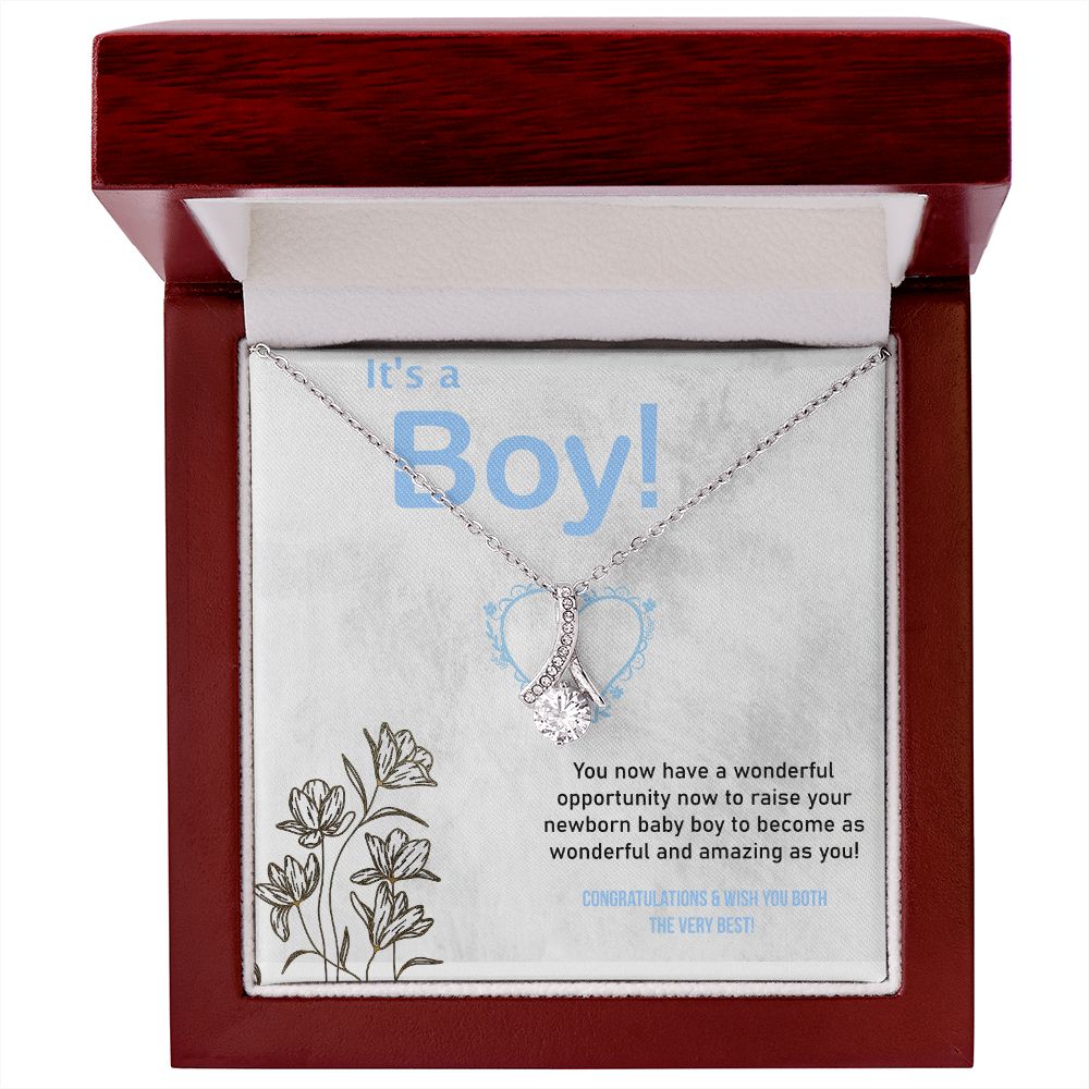 Alluring Beauty Necklace, Jewelry Gift, It's a Boy - YERTIZZ.COM