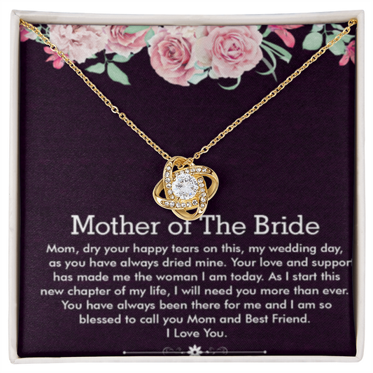 Love Knot Necklace, Jewelry, Gift, Mother of the Bride 3 - YERTIZZ.COM