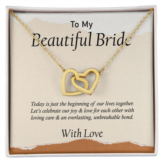 Interlocking Hearts Necklace, Say Sorry, Sorry