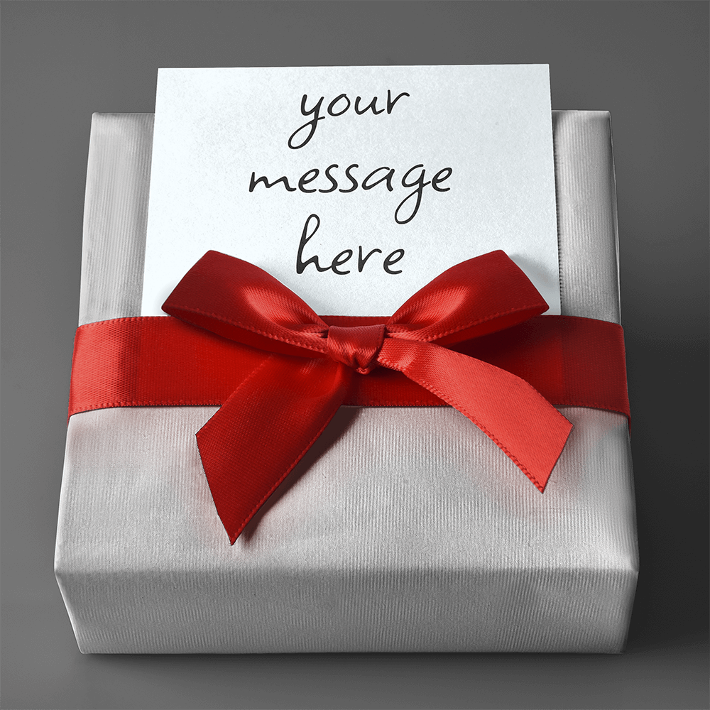 Gift Wrap with YOUR Personalized Message - YERTIZZ.COM