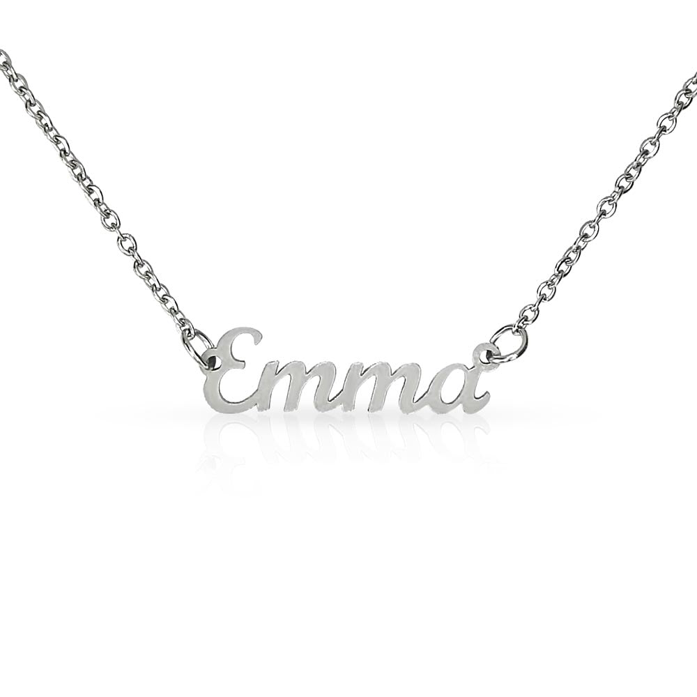 To My Beautiful Mom, I Love You, Custom Name Necklace
