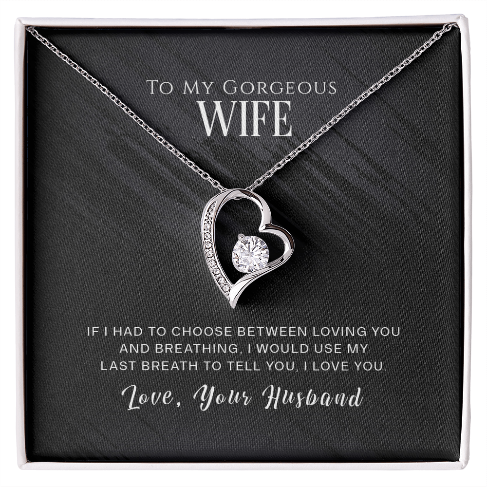 Forever Love Necklace Jewelry Gift To Wife - YERTIZZ.COM