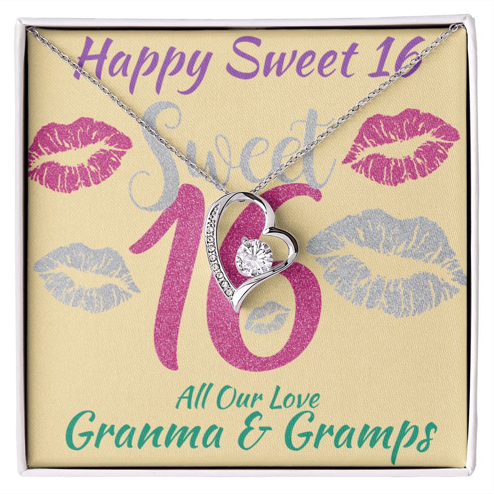 Forever Love Necklace, Sweet, Sweetheart, Girlfriend, Sweet 16
