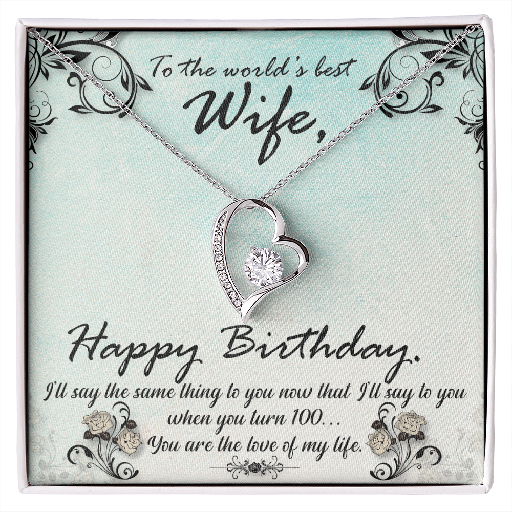 Forever Love Necklace, Gift, Jewelry, Gift, Jewelry, Wife, To Wife - YERTIZZ.COM
