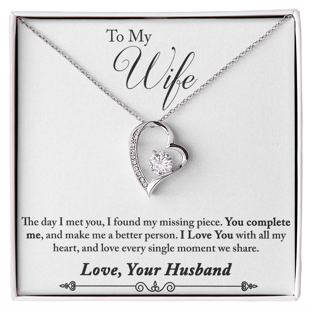 Forever Love Necklace, Gift, Jewelry, Wife, To Wife - YERTIZZ.COM