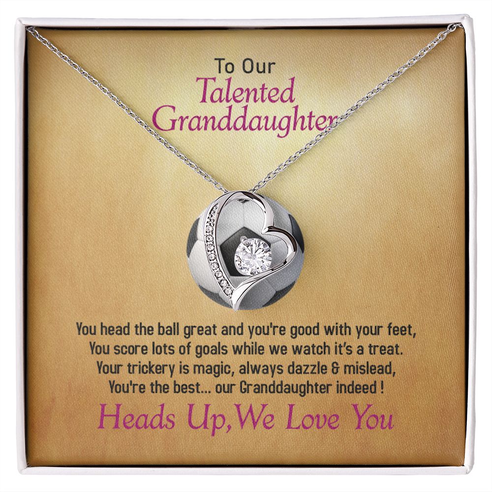 To Our Soccer Granddaughter, We Love You, Jewelry Gift - YERTIZZ.COM