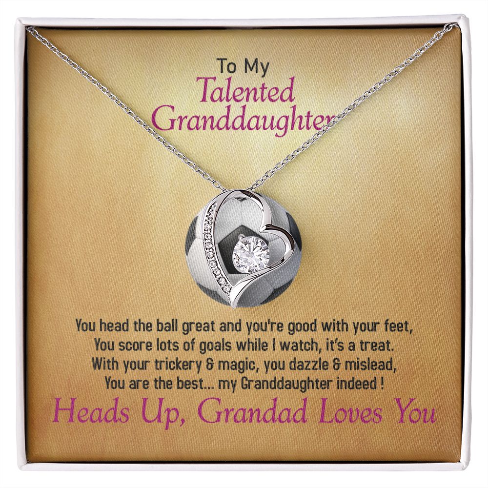 To My Talented Soccer Granddaughter, Jewelry Gift - YERTIZZ.COM