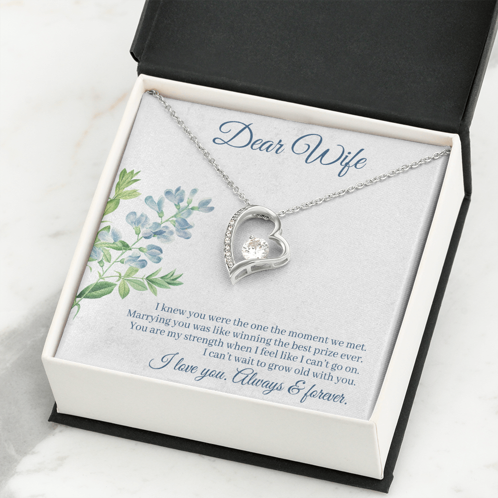 Forever Love Necklace, Gift, Jewelry, Wife, To Wife - YERTIZZ.COM