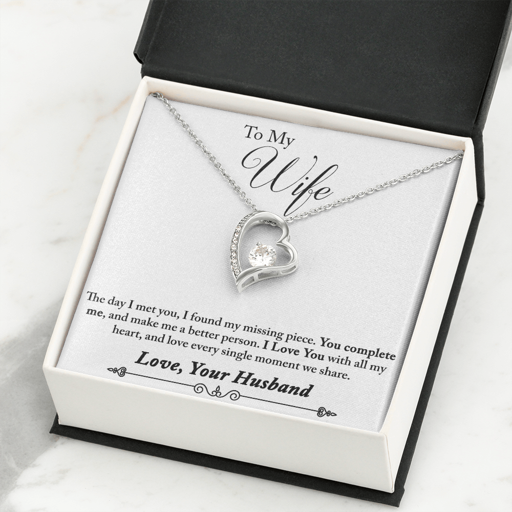 Forever Love Necklace, Gift, Jewelry, Wife, To Wife - YERTIZZ.COM