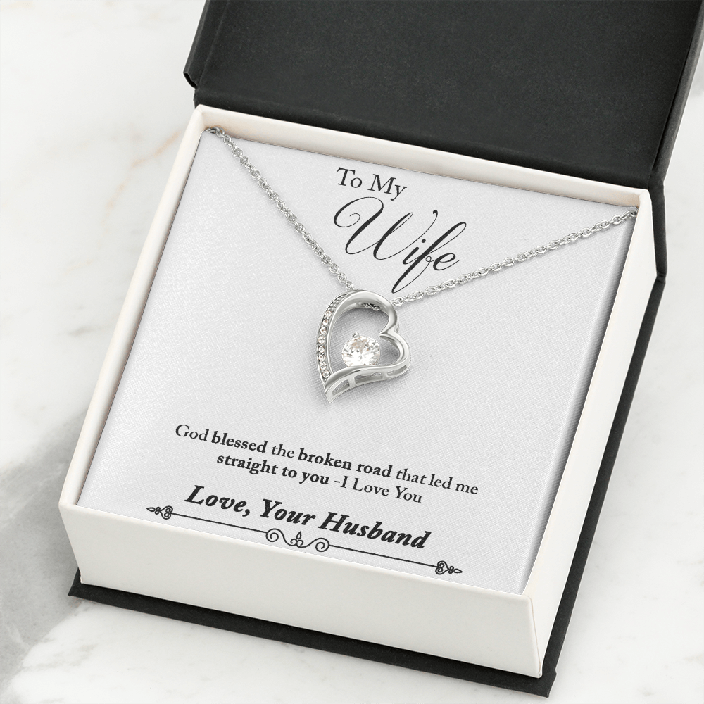 Forever Love Necklace, Gift, Jewelry, Wife, To Wife - YERTIZZ.COM