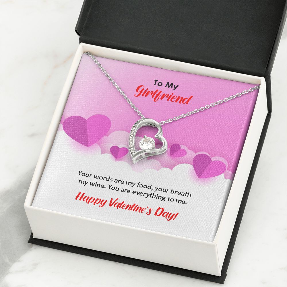 Forever Love Necklace, Valentines, Jewelry Gift, To My Girlfriend - YERTIZZ.COM