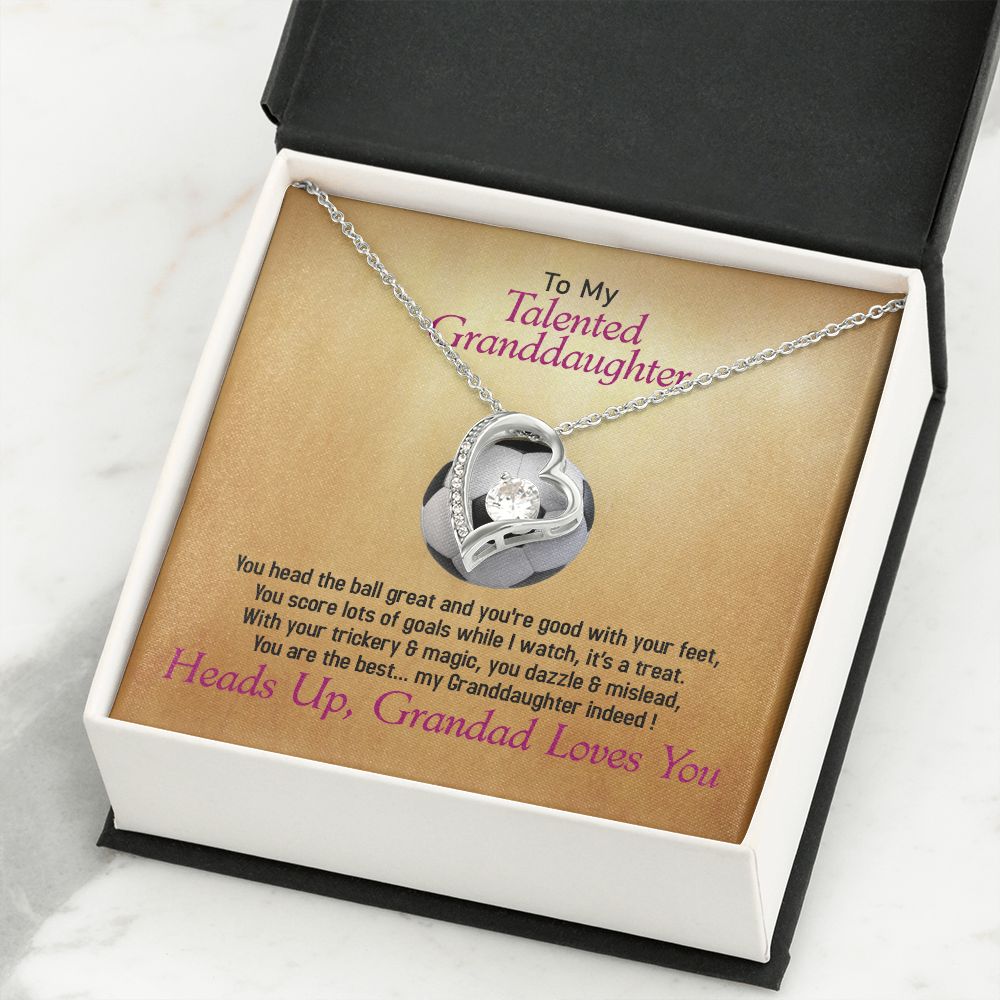 To My Talented Soccer Granddaughter, Jewelry Gift - YERTIZZ.COM