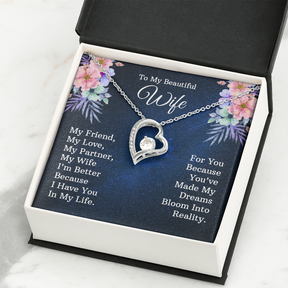Forever Love Necklace, Gift, Jewelry, Wife, To Wife - YERTIZZ.COM