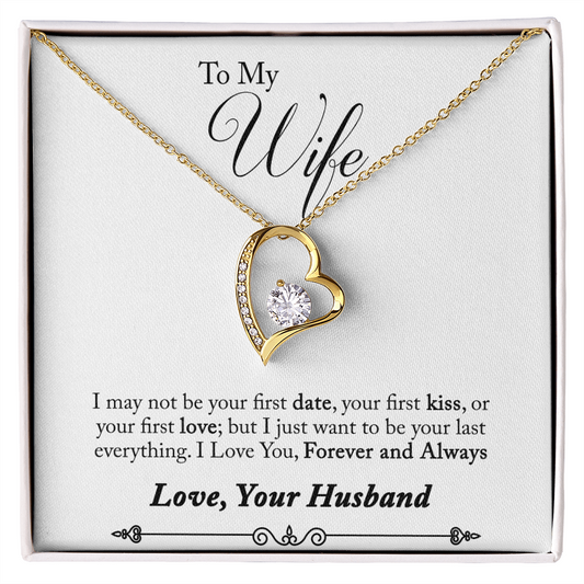 Forever Love Necklace, Gift, Jewelry, Wife, To Wife - YERTIZZ.COM