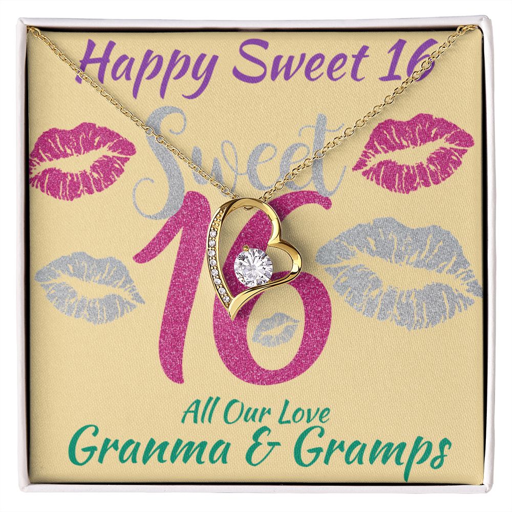 Forever Love Necklace, Sweet, Sweetheart, Girlfriend, Sweet 16