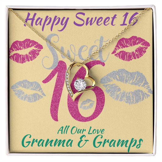 Forever Love Necklace, Sweet, Sweetheart, Girlfriend, Sweet 16