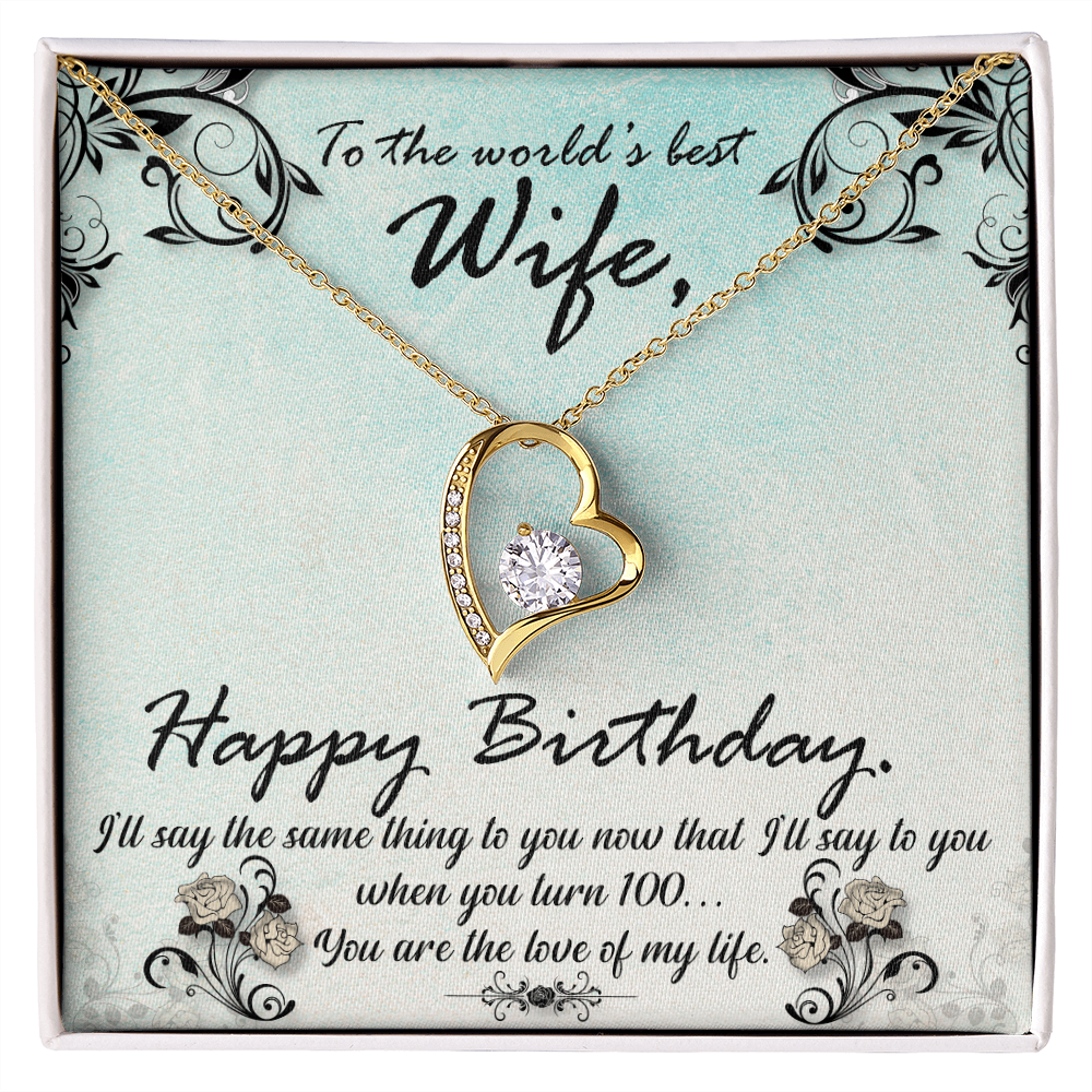 Forever Love Necklace, Gift, Jewelry, Gift, Jewelry, Wife, To Wife - YERTIZZ.COM