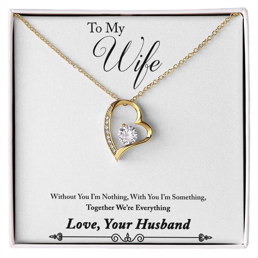 Forever Love Necklace, Gift, Jewelry, Wife, To Wife - YERTIZZ.COM
