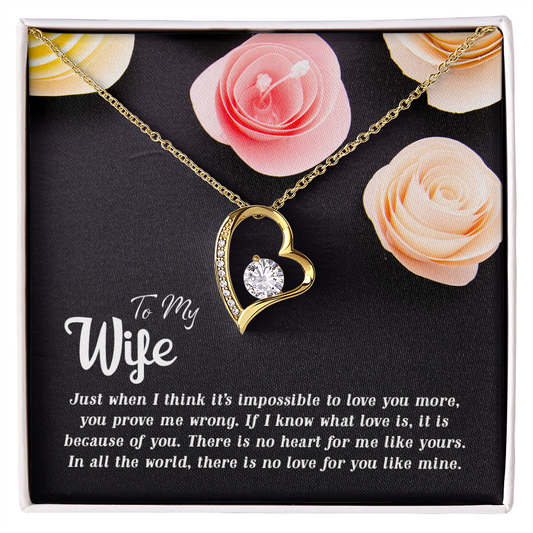 Forever Love Necklace To Wife - YERTIZZ.COM
