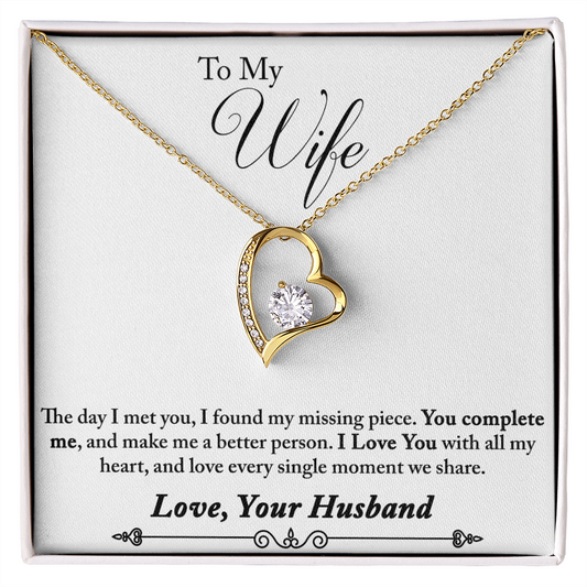 Forever Love Necklace, Gift, Jewelry, Wife, To Wife - YERTIZZ.COM