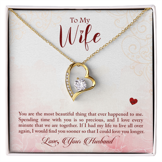 Forever Love Necklace, To My Wife, Jewelry Gift - YERTIZZ.COM