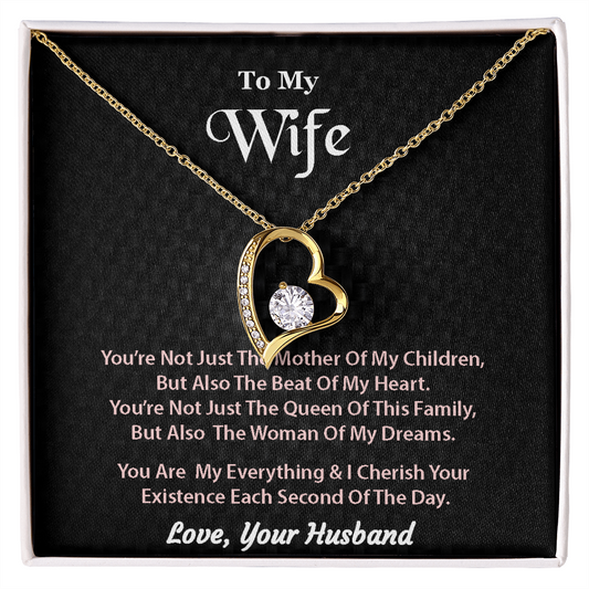 Forever Love Necklace, Gift, Jewelry, Wife, To Wife - YERTIZZ.COM