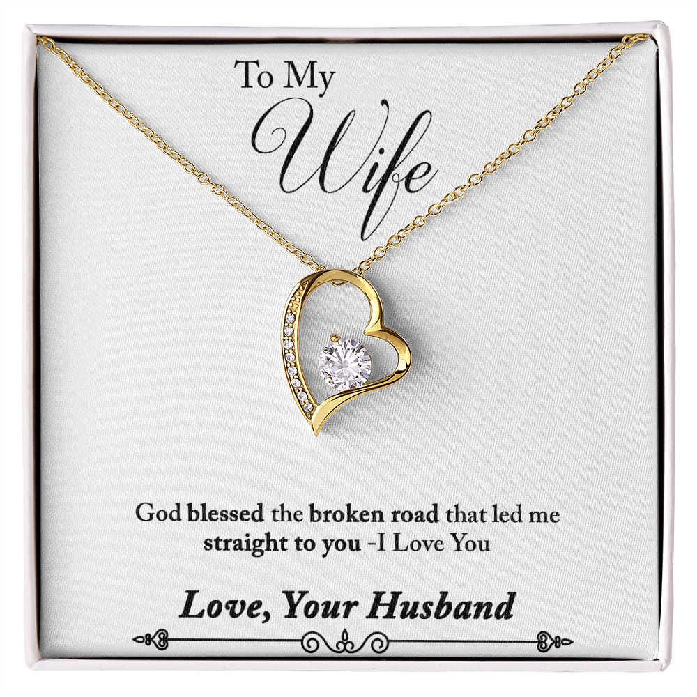 Forever Love Necklace, Gift, Jewelry, Wife, To Wife - YERTIZZ.COM