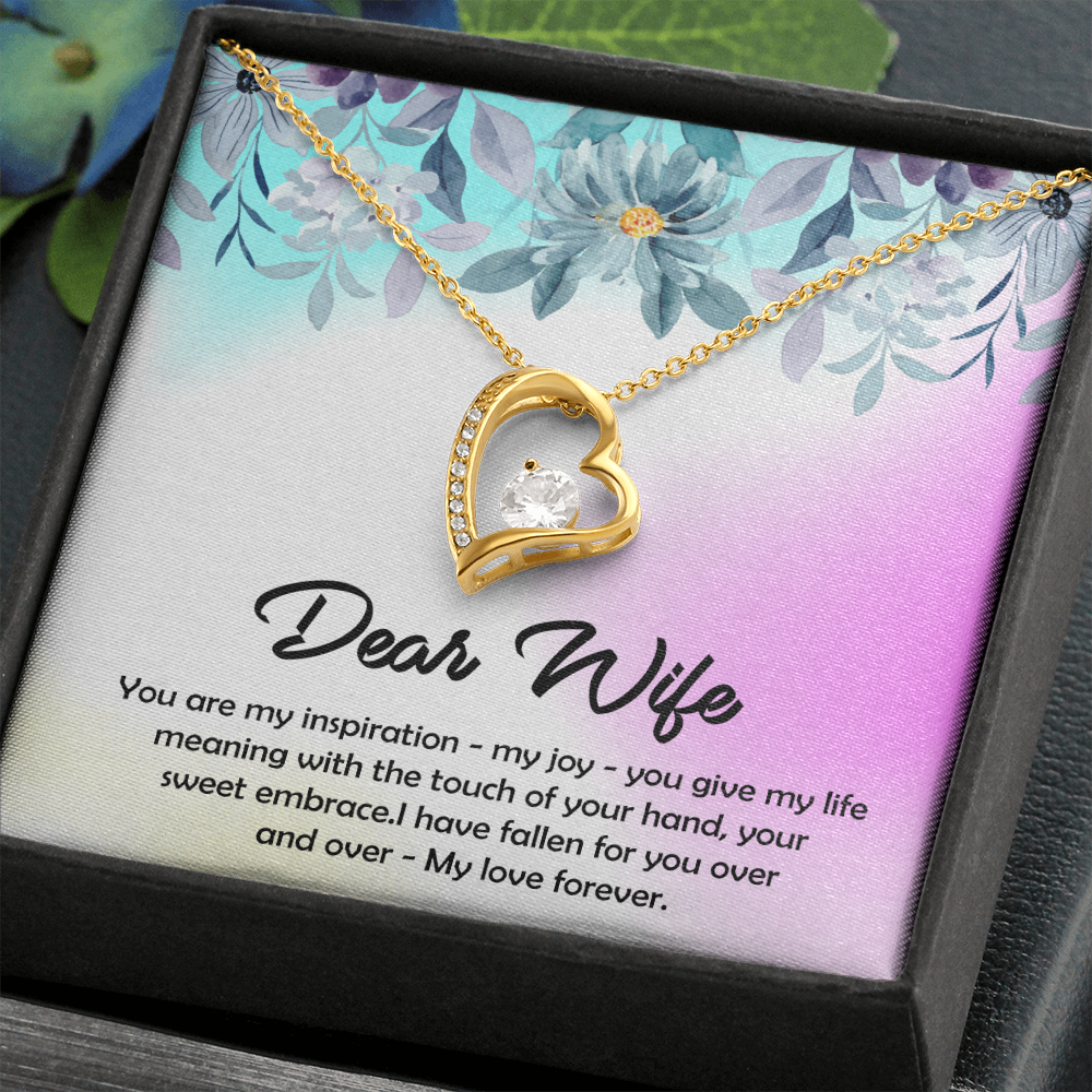To My Dear Wife - You Are My Inspiration, Forever Love Necklace Jewelry, Gift - YERTIZZ.COM