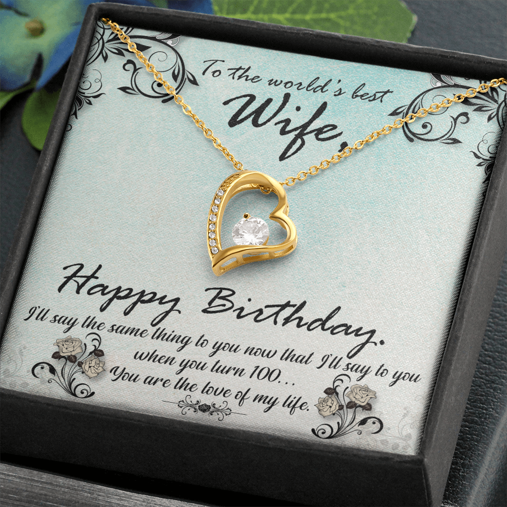 Forever Love Necklace, Gift, Jewelry, Gift, Jewelry, Wife, To Wife - YERTIZZ.COM