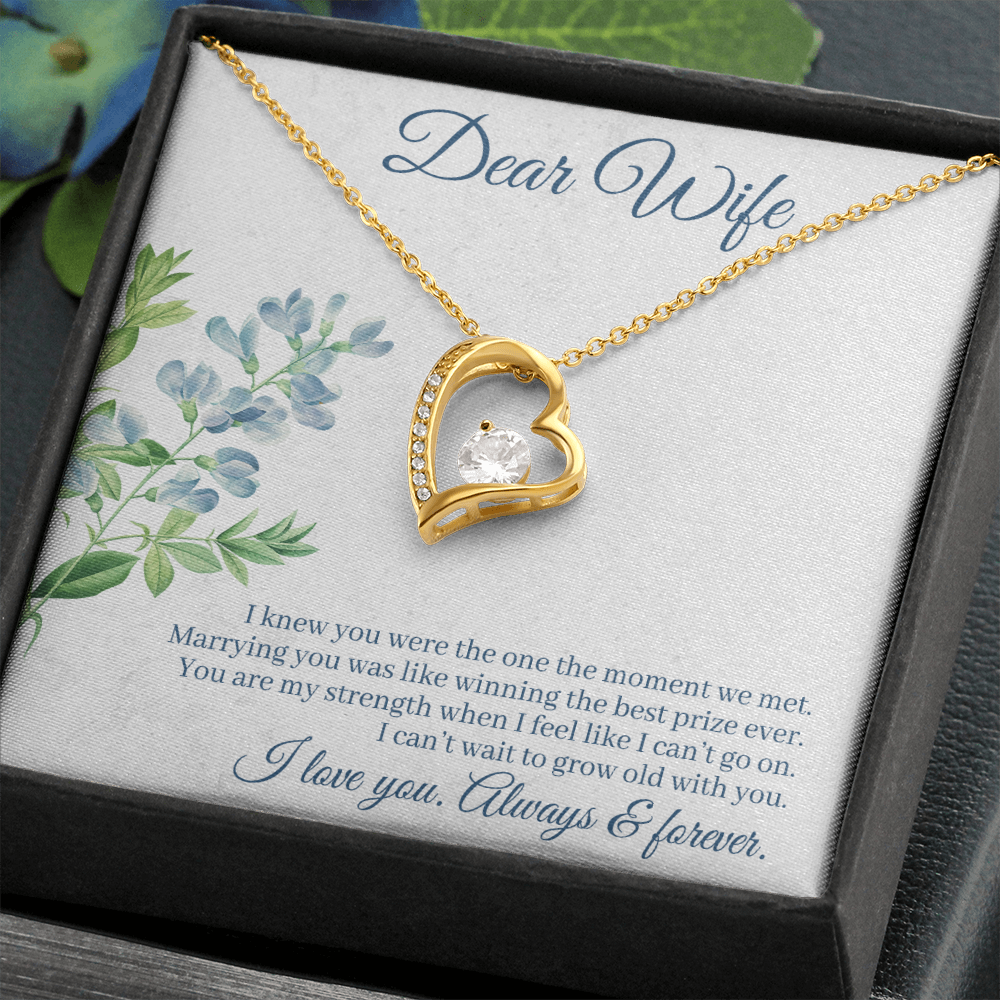 Forever Love Necklace, Gift, Jewelry, Wife, To Wife - YERTIZZ.COM