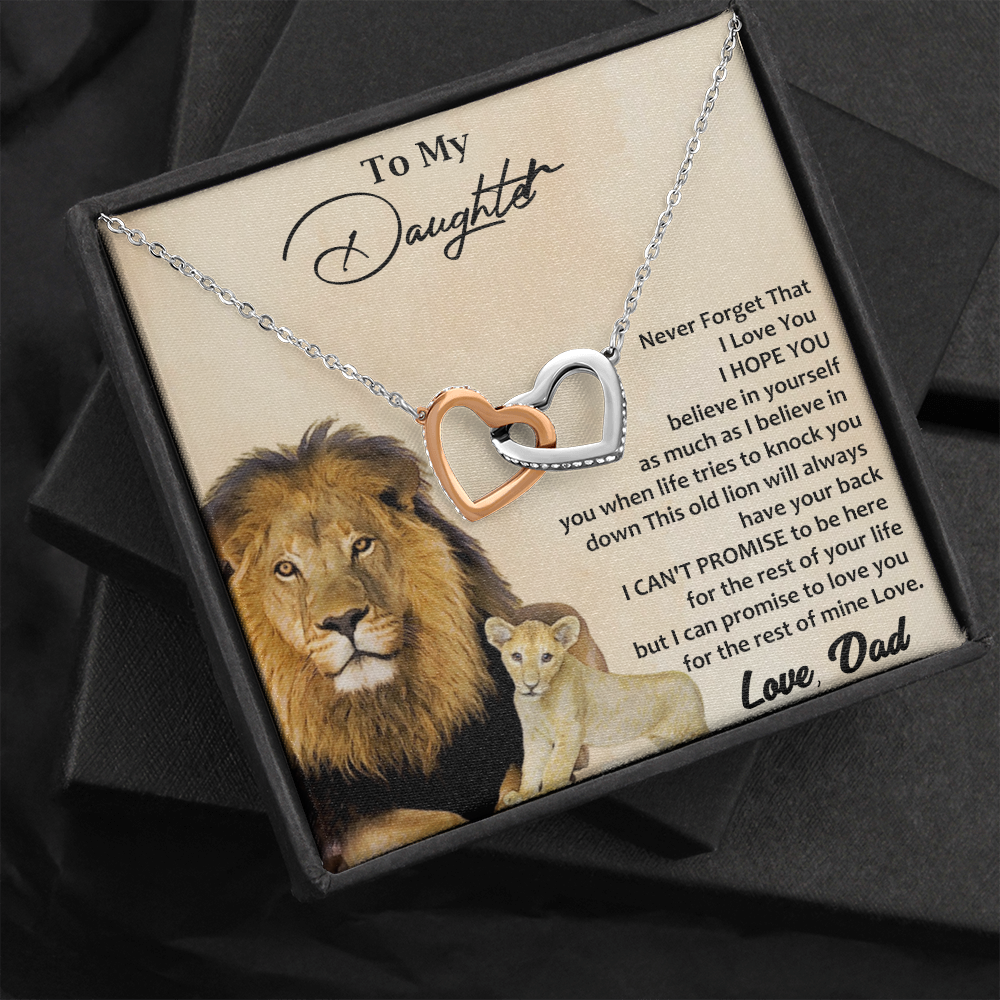 Two hearts Interlocklng, Necklace, Pendant, Love for him, her, Eternal Love