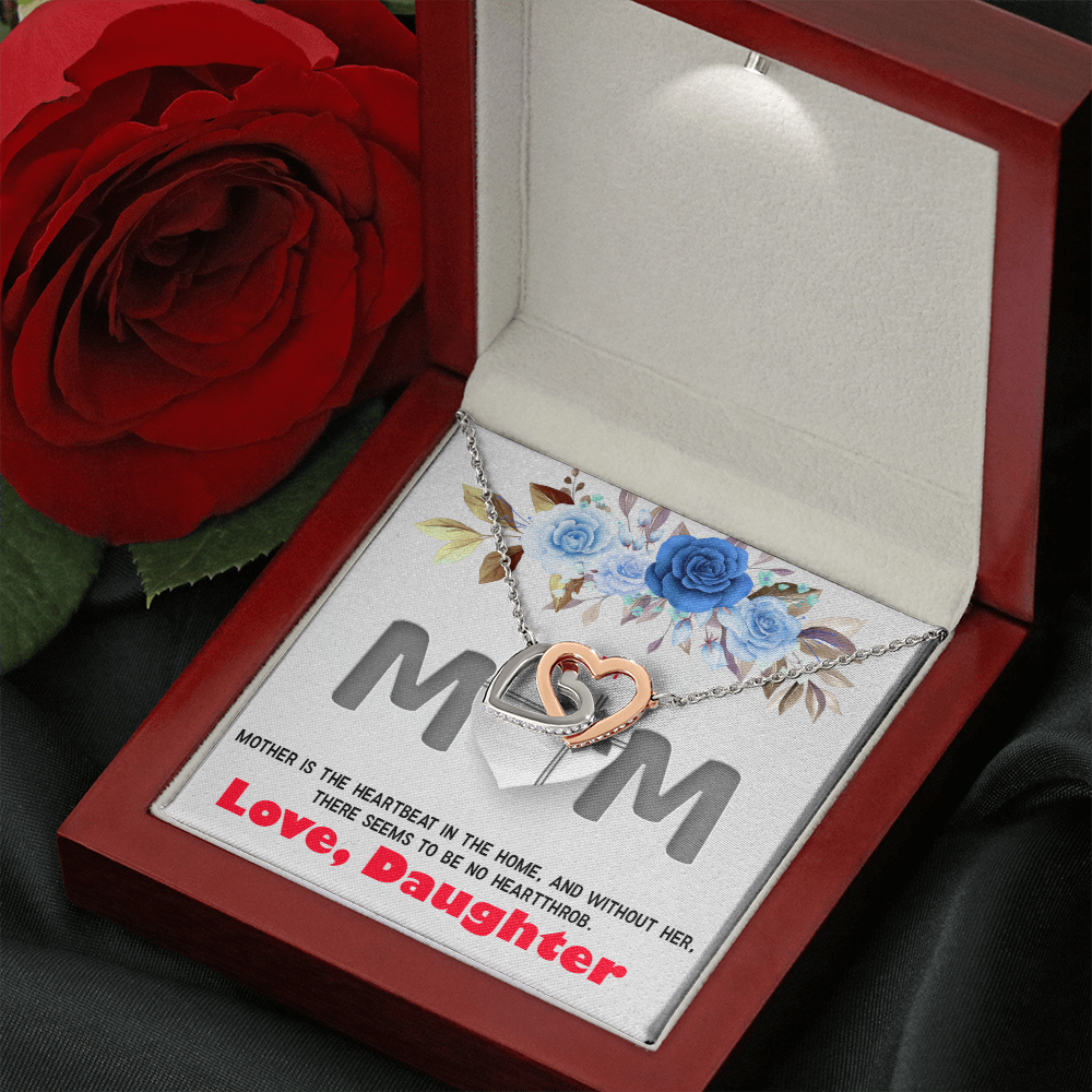This beautiful interlocking hearts necklace will solidify your love for your partner... she will LOVE IT !!