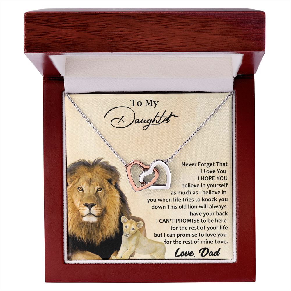 Two hearts Interlocklng, Necklace, Pendant, Love for him, her, Eternal Love