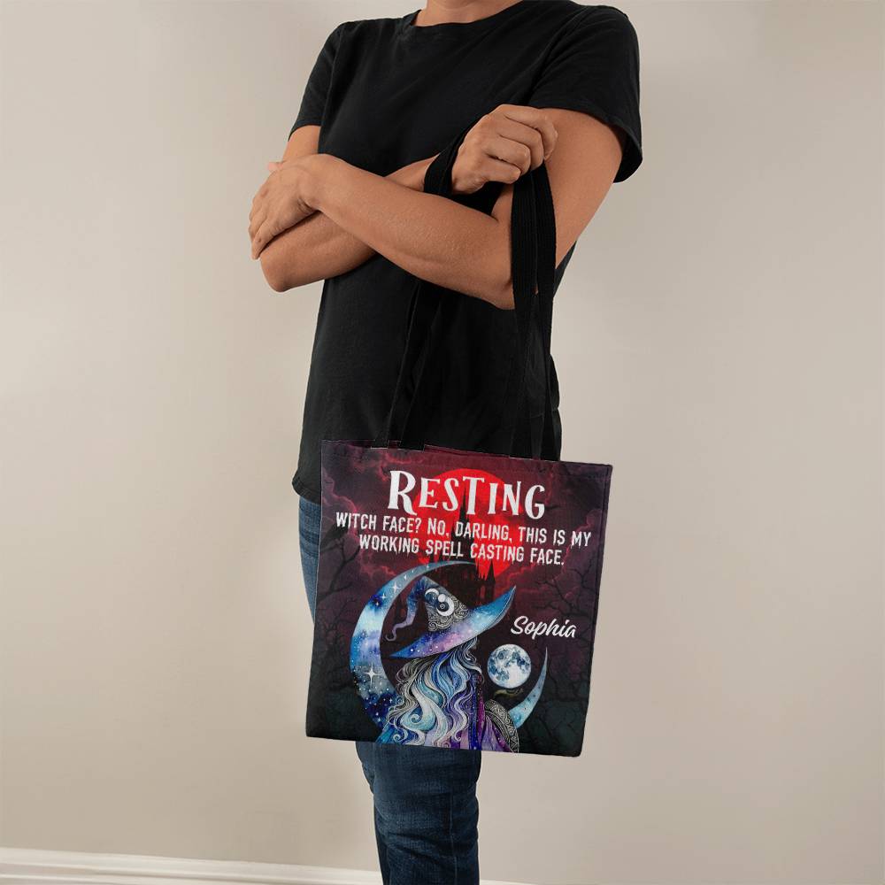 Resting Witch Face?” Gothic Halloween Tote Bag !