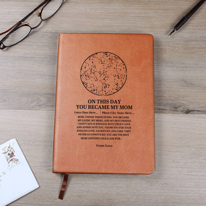 Unleash Your Gratitude with Our "On This Day You Became My Mom" Journal.