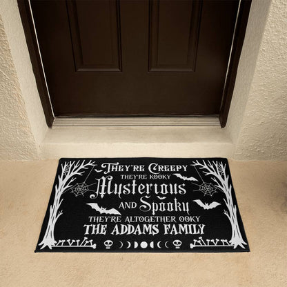 Addams Family Creepy & Spooky Halloween  Welcome Mat
