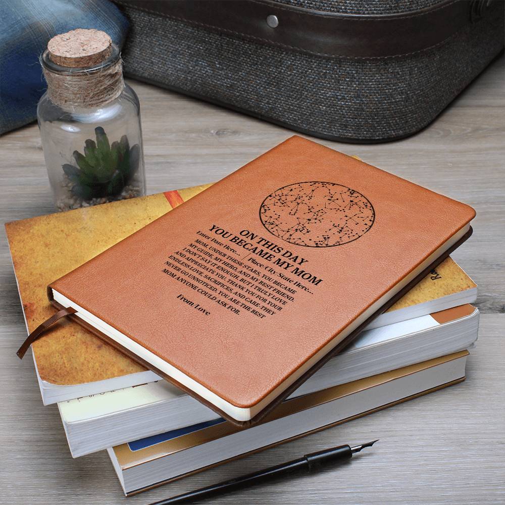 Unleash Your Gratitude with Our "On This Day You Became My Mom" Journal.
