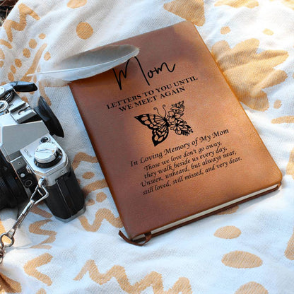 Mom, Letters To You Until We Meet Again, Vegan Leather Graphic Journal
