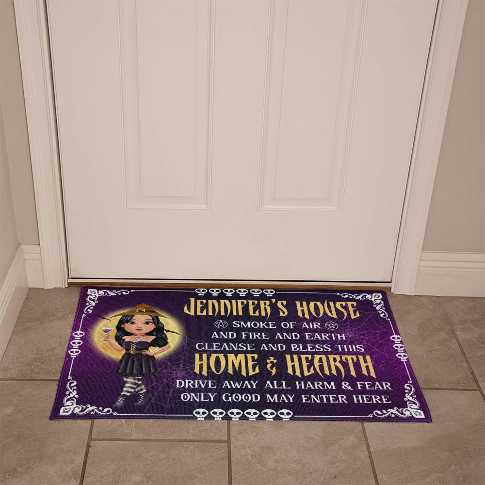 Witchy Welcome: Jennifer’s Home & Hearth Blessing Mat !