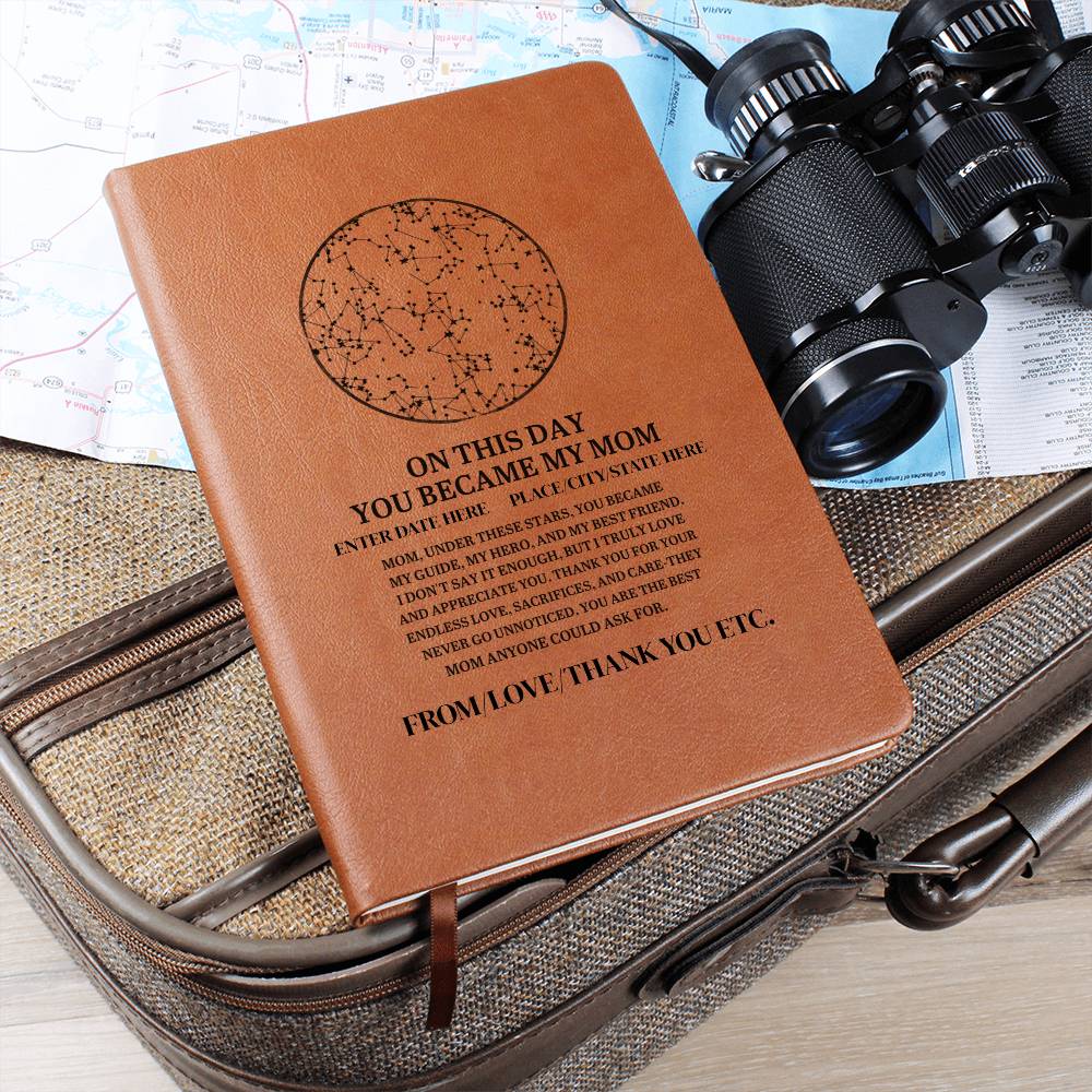 Unleash Your Gratitude with Our "On This Day You Became My Mom" Journal.