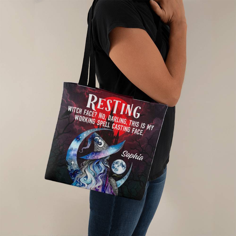 Resting Witch Face?” Gothic Halloween Tote Bag !
