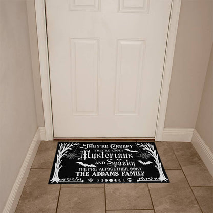 Addams Family Creepy & Spooky Halloween  Welcome Mat