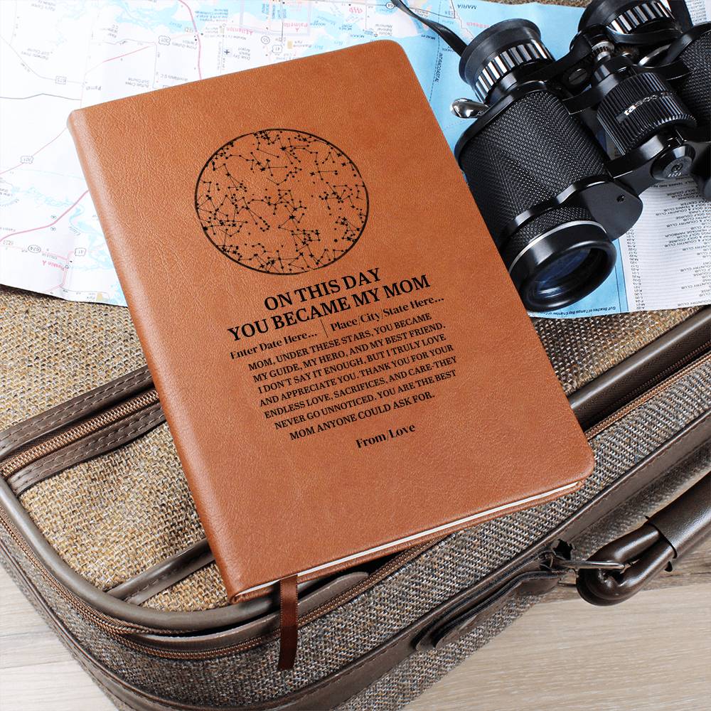 Unleash Your Gratitude with Our "On This Day You Became My Mom" Journal.