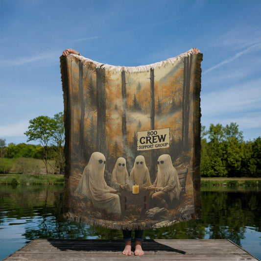 Boo Crew Blanket – Ghostly Support Group